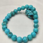 Blue Magnesite Turquoise (Firoza) Bracelet - for Astrologers & Occultists