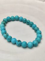 Blue Magnesite Turquoise (Firoza) Bracelet - for Astrologers & Occultists - Image 3