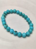 Blue Magnesite Turquoise (Firoza) Bracelet - for Astrologers & Occultists - Image 2