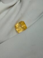 Natural Yellow Sapphire (Pukhraj) – 5.85 Carats (6.43 Ratti) | Unheated & Untreated | Ceylon, Sri Lanka - Image 3