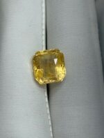 Natural Yellow Sapphire (Pukhraj) – 10.35 Carats (11.38 Ratti) | Unheated & Untreated | Ceylon, Sri Lanka - Image 2