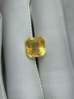 Natural Yellow Sapphire (Pukhraj) – 10.35 Carats (11.38 Ratti) | Unheated & Untreated | Ceylon, Sri Lanka - Image 3