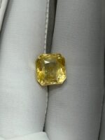 Natural Yellow Sapphire (Pukhraj) – 10.35 Carats (11.38 Ratti) | Unheated & Untreated | Ceylon, Sri Lanka