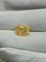Yellow Sapphire (Pukhraj) – 8.06 Carats (8.86 Ratti) | Emerald Cut | Premium Ceylon Sri Lanka - Image 2